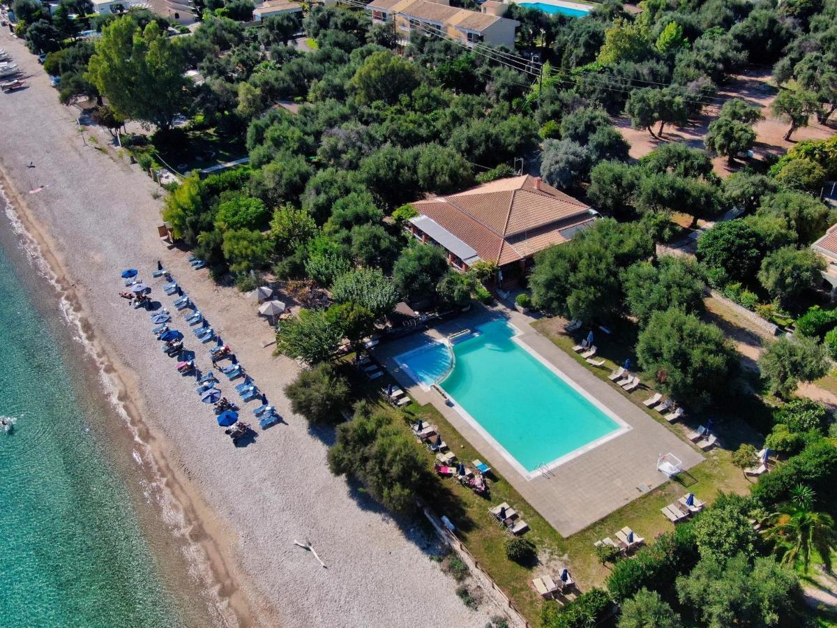 Pebbles And Sea At Barbati With Shared Pool Apartamento Exterior foto