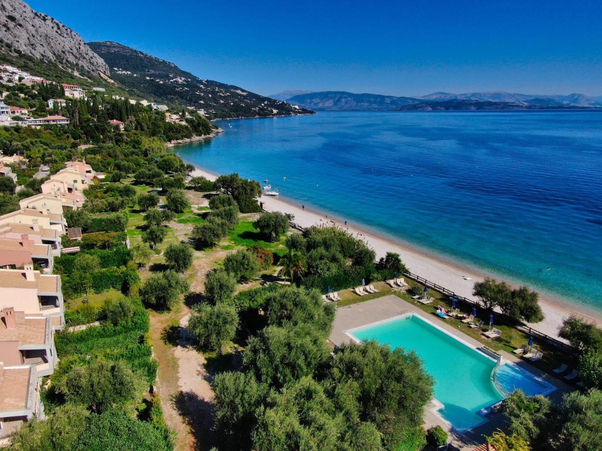 Pebbles And Sea At Barbati With Shared Pool Apartamento Exterior foto