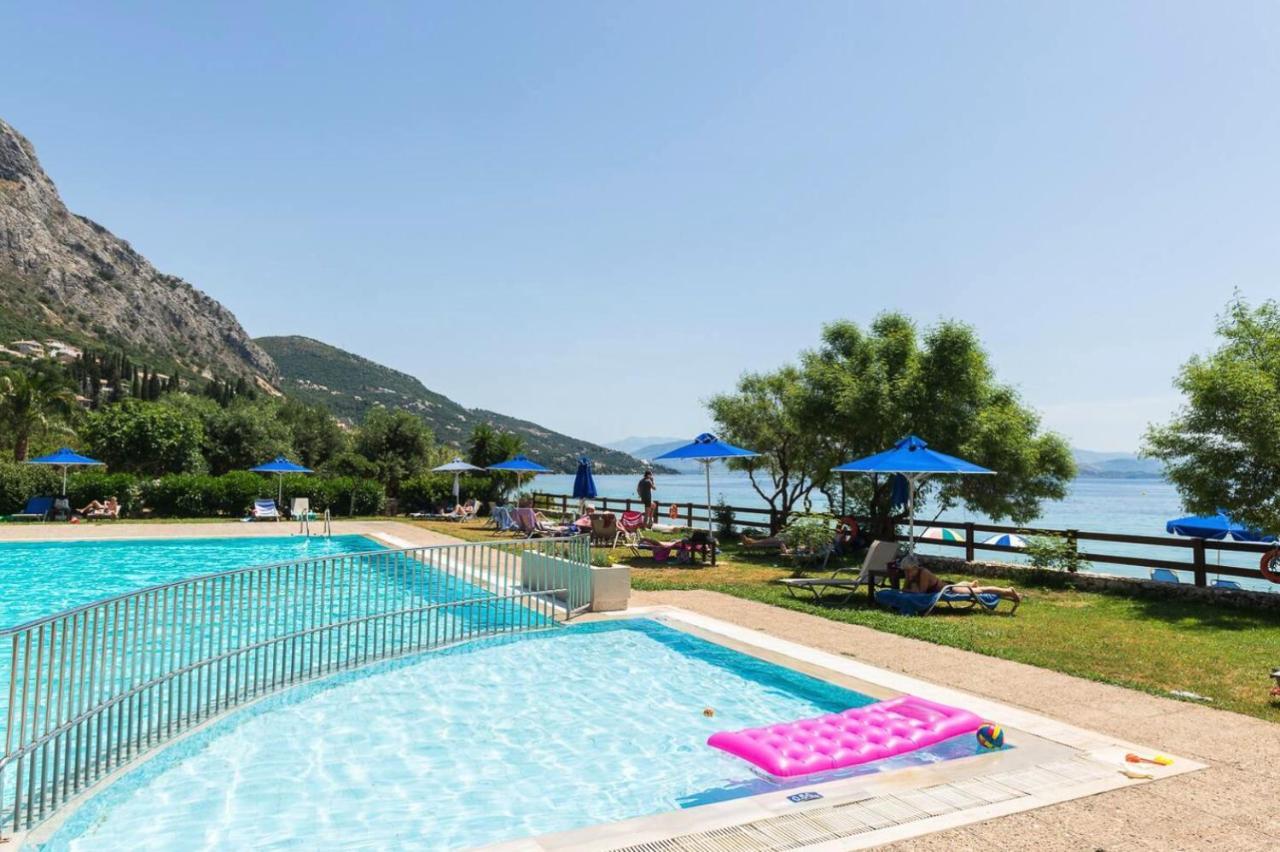Pebbles And Sea At Barbati With Shared Pool Apartamento Exterior foto